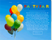 Tablet Screenshot of partyfair.net